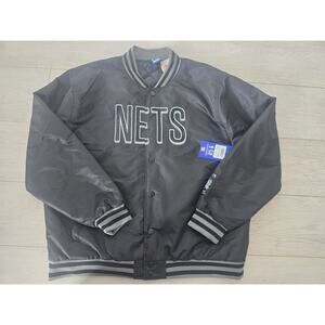 ULTRA GAME BROOKLYN NETS Varsity Jacket - XXL New With Tags